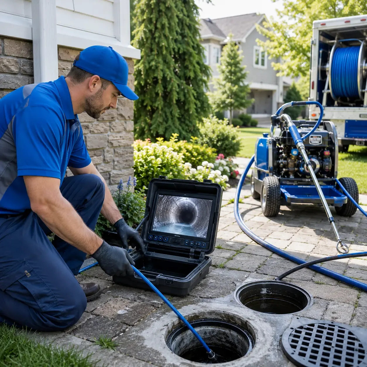 Outdoor drain cleaning professionals serving Whitakers, NC